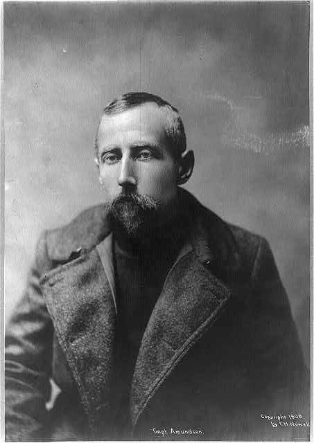 Archival portrait of Roald Amundsen